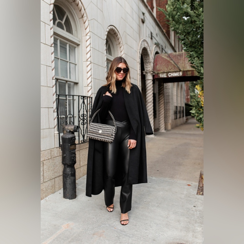Splendid x Cella Jane faux leather bootcut pants